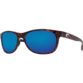 Costa Prop Polarized Sunglasses   Costa 400G Glass Lens Tortoise/Blue Mirror, One Size Clothing