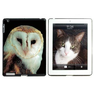 Barn Owl   Bird   Snap On Hard Protective Case for Apple iPad 2 2nd 3 3rd 4 4th (New) generations   Black: Computers & Accessories