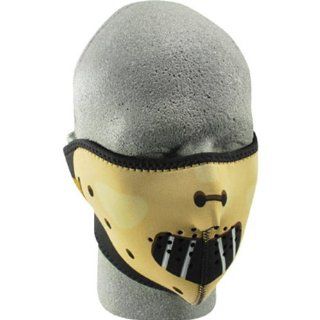 Zan Headgear Hannibal Men's Neoprene Half Face Mask Sports Racing Motorcycle Helmet Accessories   One Size Fits All: Automotive