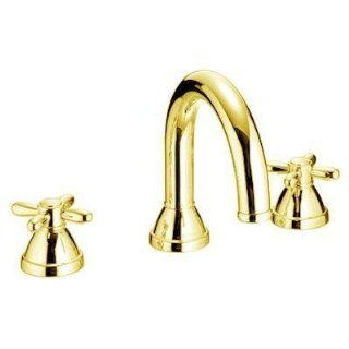 TOTO TB756DD PB Mercer Deck Mounted Faucet, Polished Brass   Bathtub Faucets  