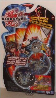 Haos (Grey) ROBOTALLIAN, SKYRESS and Mystery Marble   Bakugan Battle Brawlers STARTER Pack Series 1 with 3 Metal Gate Cards: Toys & Games