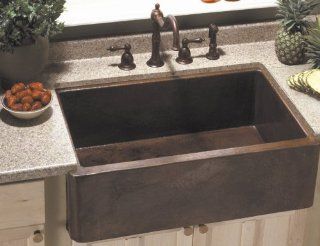 Belle Foret BFF1KITORB Apron Front Kitchen Sink, Oil Rubbed Bronze   Single Bowl Sinks  