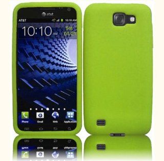 Lite Green Soft Premium Silicone Case Cover Skin Protector for Samsung Galaxy S II Skyrocket HD i757 (by AT&T) with Free Gift Reliable Accessory Pen: Cell Phones & Accessories
