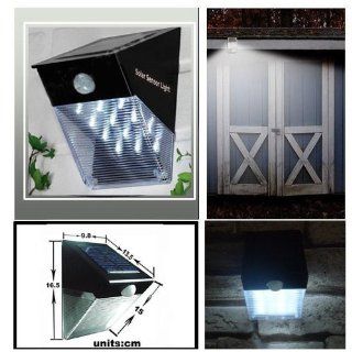 IMAGE� Waterproof Rechargeable Solar Power Battery 12 LED PIR Motion Sensor Security Garden/Flood/Entrance Outdoor Wall Light   Landscape Path Lights  