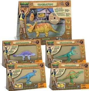 Dino Dan LARGE Articulated Dinosaur Toy Action Figures   BUNDLE 2: Toys & Games