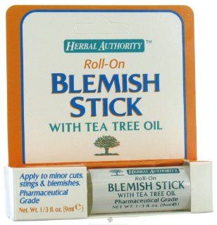 GNN Herbal Authority   Roll On Blemish Stick with tea tree oil   9 ml: Health & Personal Care