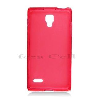 LG P769 (Optimus L9) Crystal Red Skin Case Cell Phones & Accessories