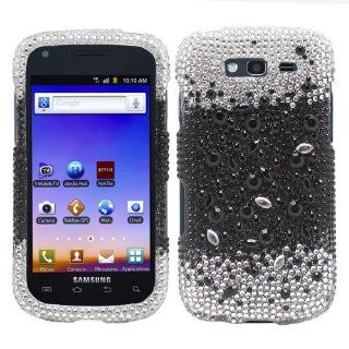 Fosmon Rhinestone / Crystal Case for Samsung Galaxy S Blaze 4G / Samsung SGH T769   Black Universe Full Diamond: Cell Phones & Accessories