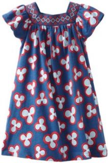 Tea Collection Baby girls Infant Baobab Blossom Mini Dress, Blue Nova, 12 18 Months: Clothing