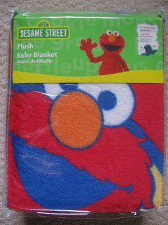Sesame Street Elmo Plush Baby Blanket   Red : Nursery Blankets : Baby