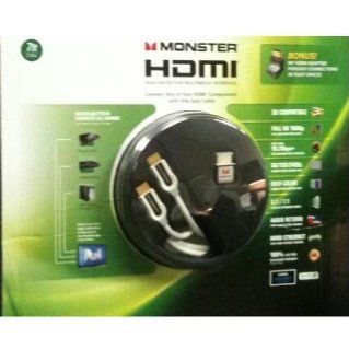 Monster Cable 2 meter HDMI Cable with 90 degree HDMI Adapter (MCRADPTHD7): Electronics
