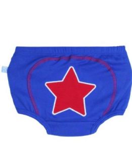 RuggedButts Blue 'Star' Diaper Cover   0 3m: Infant And Toddler Bloomers: Clothing
