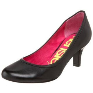 Kensie Girl Women's Lisa Nappa Round Toe Pump,Black Oxford,7 M US: Shoes