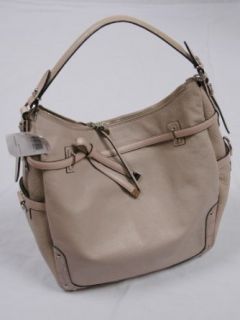 NEW AUTHENTIC COACH KRISTIN LARGE PINNACLE LEATHER ALLIE SHOULDER TOTE (Putty/Silver) Flagship/Limited Edition: Shoes