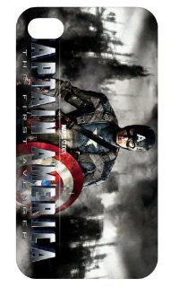 Captain America Steven "Steve" Rogers Nomad Fashion Hard Back Cover Skin Case for Apple Iphone 4 4s 4g 4th Generation i4ca1002: Cell Phones & Accessories