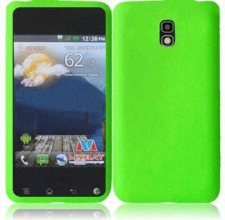 For LG US780 Silicone Jelly Skin Cover Case Neon Green Accessory: Cell Phones & Accessories