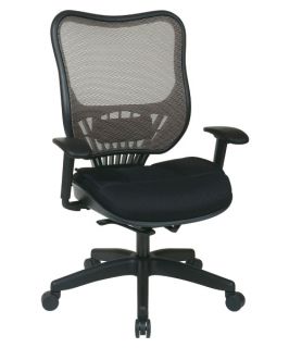 Office Star Latte AirGrid Back and Mesh Seat Executive Chair   Desk Chairs