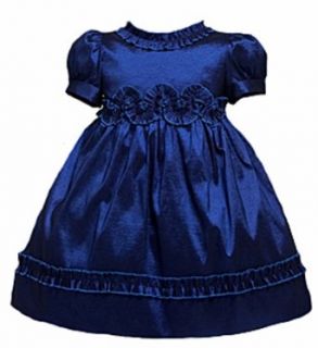 KID Collection Baby Girls Shimmering Dress 6M Sm Blue (Kid J803): Infant And Toddler Special Occasion Dresses: Clothing