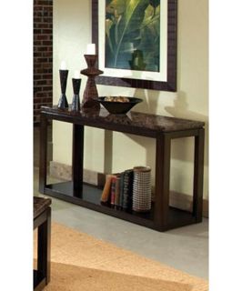 Standard Furniture Bella Sofa Table with Marbella Top   Console Tables