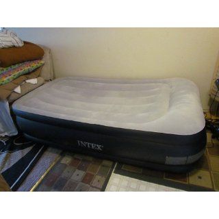 Intex Deluxe Pillow Rest Rising Comfort Twin : Camping Air Mattresses : Sports & Outdoors