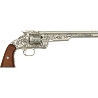 Denix Replicas 804 Collectors Classics Wyatt Earp Revolver Replica with Brown Wood Grips : Airsoft Pistols : Sports & Outdoors
