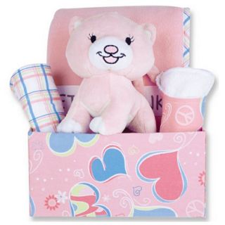 Trend Lab Fabric Box Gift Set   Groovy Love   Baby Girl Gifts