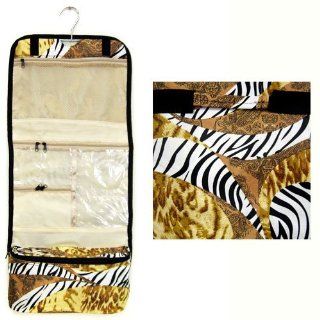 Animal Print Hanging Travel Toiletry Jewelry Cosmetic Bag : Makeup Travel Cases And Holders : Beauty