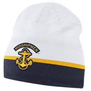 Naval Academy Navy Midshipmen Army Navy Rivalry Striped Knit Hat: Clothing