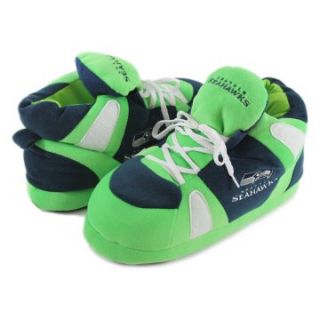 Comfy Feet NFL Sneaker Boot Slippers   Seattle Seahawks   Mens Slippers