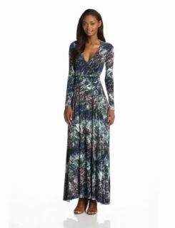 Rachel Pally Women's Long Wrap Dress, Anemone, X Small at  Womens Clothing store