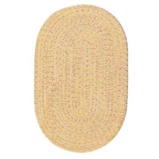 Colonial Mills West Bay Chenille Indoor/Outdoor Braided Area Rug   Banana   Braided Rugs