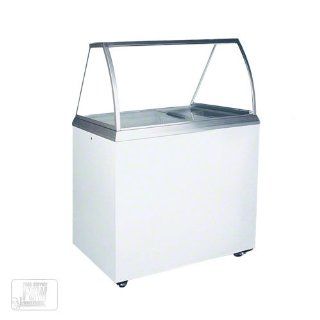 Metalfrio Deluxe Lighted 6 Flavor Ice Cream Dipping Cabinet: Appliances