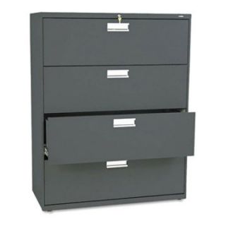 HON 600 Series 42 Inch Four Drawer Lateral File   File Cabinets
