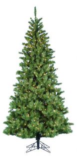 Sugar Pine Slim Pre lit Christmas Tree with Metal Base   Christmas Trees