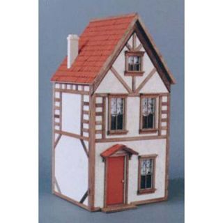 Real Good Toys Country Tudor Dollhouse Kit   1 Inch Scale   Collector Dollhouse Kits