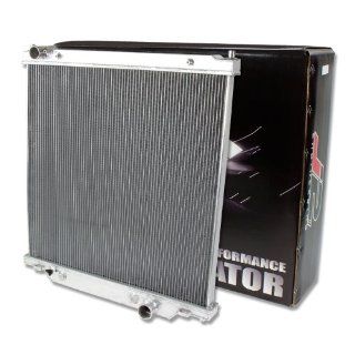 DNA, J2 011, J2 ENGINEERING ALUMINUM FULLY POLISHED 2 ROWS RACING/COOLING RADIATOR F250 6.0L: Automotive