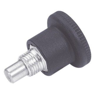 GN 822 Series Steel Non Lock out Type B Mini Indexing Plunger with Hidden Lock Mechanism, M10 x 1mm Thread Size, 7mm Thread Length, 7mm Item Diameter: Metalworking Workholding: Industrial & Scientific