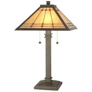 Dale Tiffany Jeweled Mission Lamp   Table Lamps