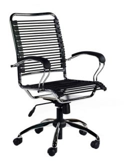Euro Style Bungie J Arm Office Chair   Desk Chairs