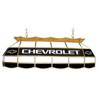 Chevy Bow Tie Stained Glass Tiffany Pool Table Light   40W in.   GM4000CH   Billiard Lights