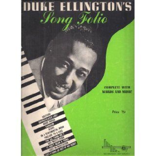 Duke Ellington's Song Folio: Duke Ellington: Books