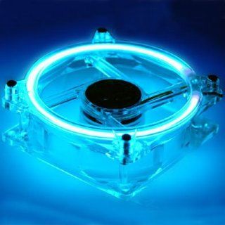Logisys CCF80BL Blue LED 80mm Bearing Case Fan with 4 Pin Connector: Computers & Accessories