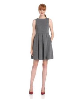 Isaac Mizrahi Women's Sleeveless Ponte Fit and Flare Dress at  Womens Clothing store: Dresses For Women Fit And Flare
