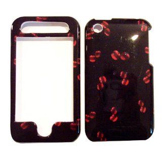 Hard Plastic Snap on Cover Fits Apple iPhone 3G 3GS Black Cherries AT&T (does NOT fit Apple iPhone or iPhone 4/4S or iPhone 5/5S/5C): Cell Phones & Accessories