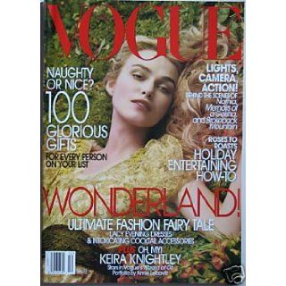 Vogue December 2005: Kate Winslet;Keira Knightley in Wizard of Oz Portfolio by Annie Leibovitz: Vogue: Books