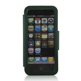 ZuGadgets High Quality iPhone 5 5G Chic PU Leather Skin Case Cover Wallet /Green (7949 3): Cell Phones & Accessories