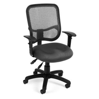 OFM Inc Modern Mesh Ergonomic Task Arm Chair   Desk Chairs