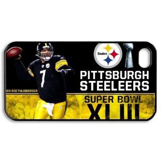 Silicone Protective Case for Iphone 4/Iphone 4S LVCPA Got 6 Champion NFL Pittsburgh Steelers (7.17)CPCTP_828_11: Cell Phones & Accessories