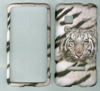 Samsung Galaxy Precedent M828C SCH M828C Prevail M820 STRAIGHT TALK Phone CASE COVER SNAP ON HARD RUBBERIZED SNAP ON FACEPLATE PROTECTOR NEW CAMO HUNTER WHITE TIGER: Cell Phones & Accessories