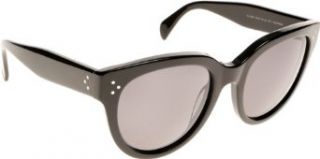 Celine 41755 807 Black Audrey Round Sunglasses Polarised Lens Category 3: Celine: Clothing